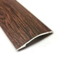 Walnut effect Ramp Aluminium Door Floor Bar Trim Threshold Motion Profile 900mm
