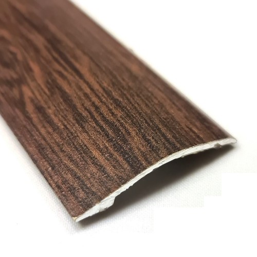 Walnut effect ramp aluminium - walnut,