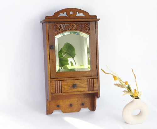 Antique small wooden - antique, cabinet