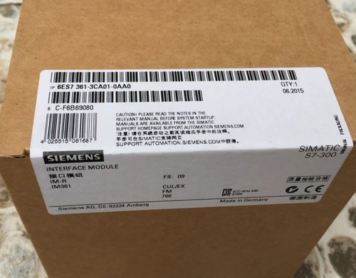 Siemens 6es7361 3ca01 - siemens, plc