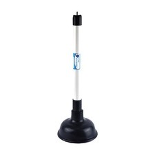 Heavy Duty Sink Plunger with Plastic Handle Unblock Drains, Toilets, Pipes Fast