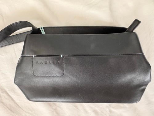 Radley black leather handbag - radley,