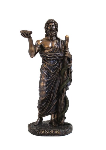 Asklepios greek god - greek, statue