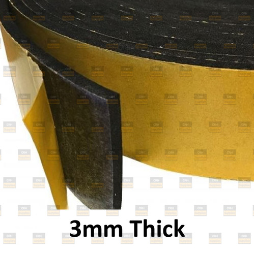 3mm thick adhesive backed - 3mm,