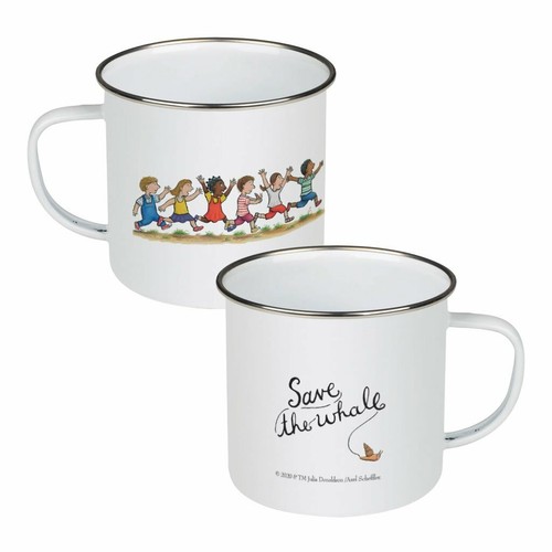 Save the whale enamel mug - save,