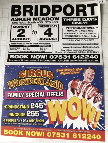 Circus wonderland poster - circus,