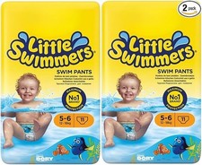 Huggies Little Swimmers Swim Pants for Babies Size 5-6 (12-18 kg) | Pack of 2