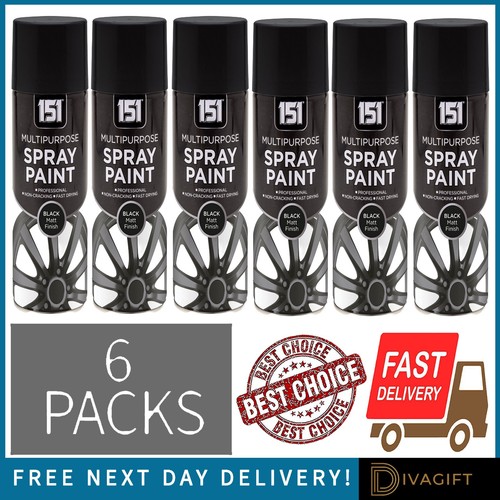Black matt finish spray - black,