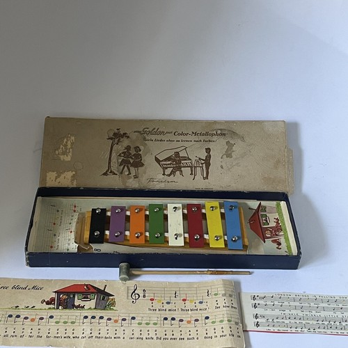 Xylophone box 1960s vintage - in,