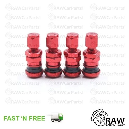 Red alloy rays style wheels - red,