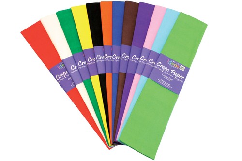 Crepe paper single colours - paper,
