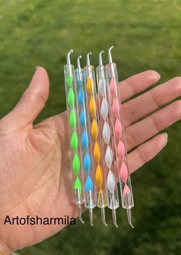 Curved dotting tools for - , dot
