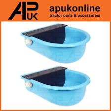 2x Plastic Automatic Water Trough Drinking Bowl Drinker Dog Sheep Pig Pet Animal