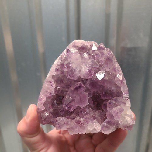 Amethyst geode cut - geode,