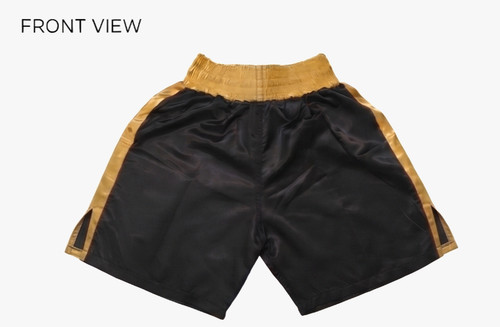 Boxing shorts black gold - shorts, &