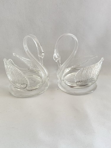 Vintage pair art glass - vintage,