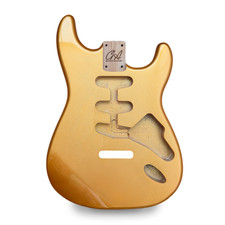 Stratocaster Guitar Body – Firemist Gold – 2 Piece American Alder