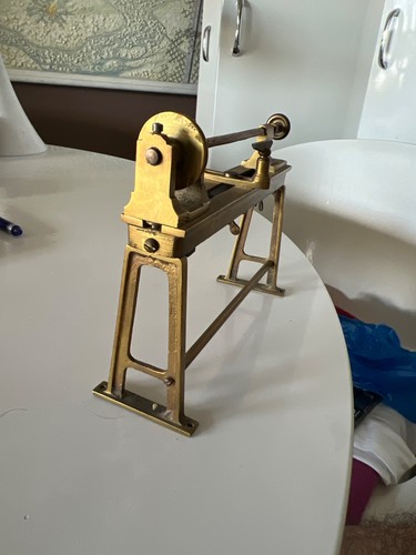 Miniature brass model - brass,