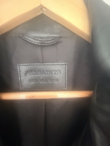 All saints black leather - black,
