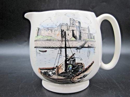 Gray pottery jug - ', peel