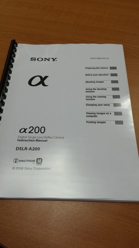 Sony slr a200 - sony, camera