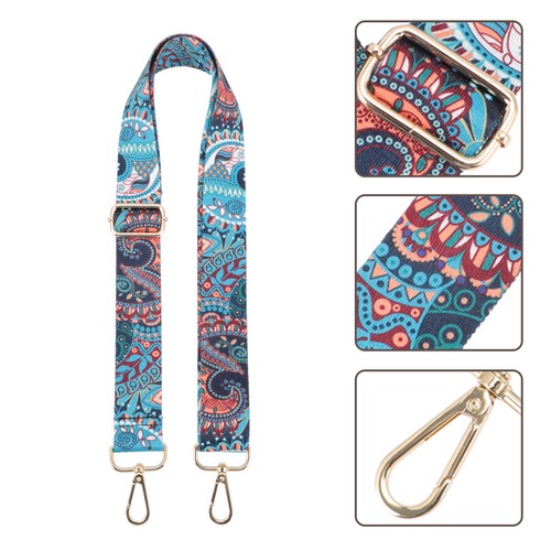 Retro floral pattern banjo - floral,