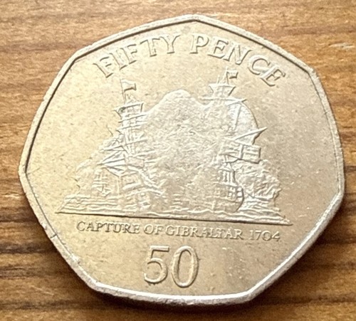 Capture gibraltar 50p 2008 - of,