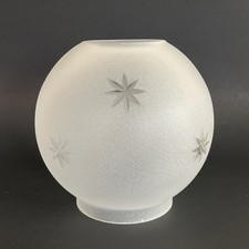 Vintage Frosted Etched Atomic