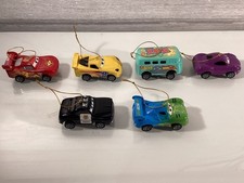 6 Cars Movie Christmas Tree Hanging Decorations, Disney Pixar Lightning McQueen