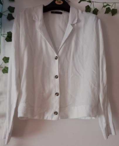 Zara trf white blouse - zara,