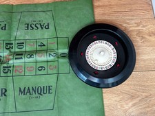 Vintage K&C Bakelite Roulette Wheel in Original Box