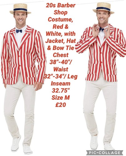 1920s barber shop costume - barber,