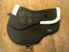 EQUIPAD Velvet Close Contact Saddle Pad Memory Foam FULL SIZE Black/cream