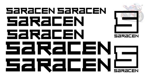 8pc saracen decal sticker set - 8pc,