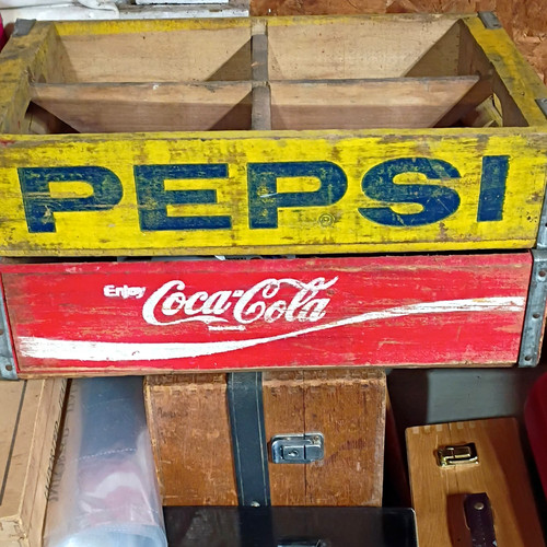 Pepsi vintage wooden - pepsi,