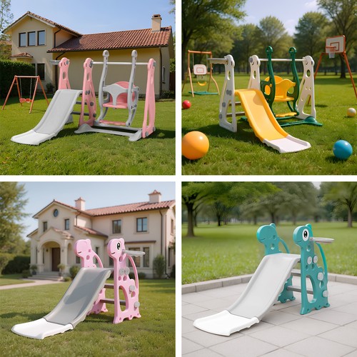 Kids garden swing - swing, slide