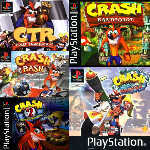 Crash bandicoot playstation - crash,