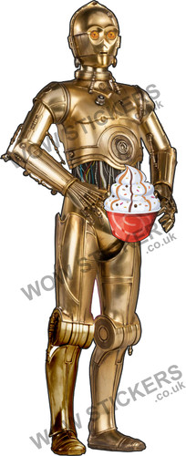 Star wars c3po - wars, sticker