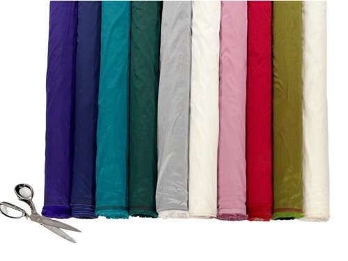 Faux silk taffeta fabric - faux,