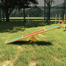 PawHut Wooden Pet Seesaw for