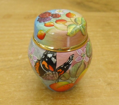 Moorcroft enamels red admiral - enamels,
