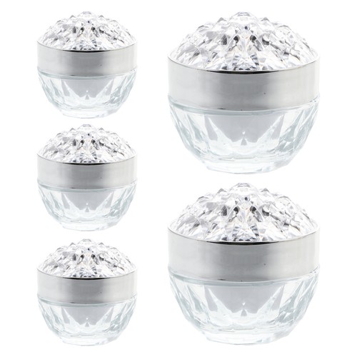 Pcs cream container portable - container,
