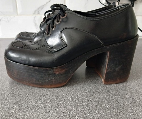 Gorgeous 70s lace platform - gorgeous,