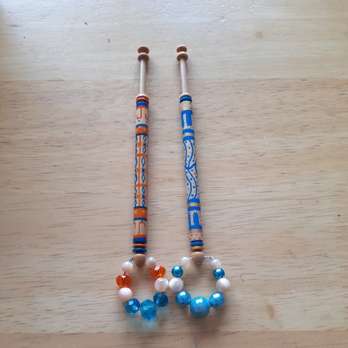 Wood lace bobbins by sarah - by,