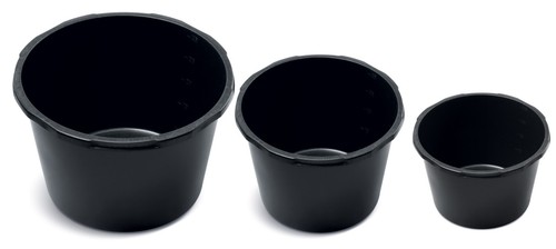 Round sump bucket pond pebble - round,
