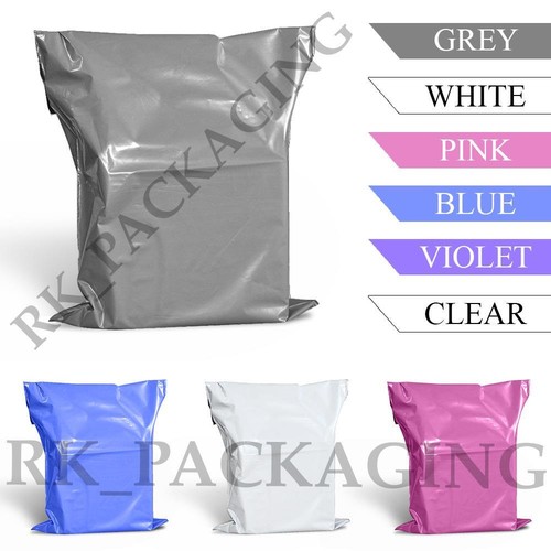 Grey mailing bags strong - strong, poly