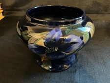 Royal Stanley Ware Jacobean Floral Flower Vase Rose Bowl Pottery majolica