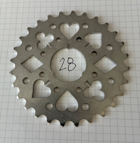 Custom tooth rear coaster - 28,