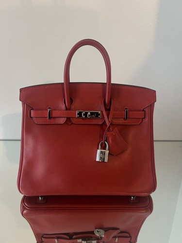 Hermès birkin bag red - 25,
