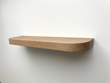 Solid 100 % Oak Shelf  Curved